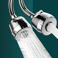 Кухонный водопроводный кран с защитой от напора воды, удлинительная трубка для душа с защитой от напора воды, универсальное вращающееся пенообразующее устройство с двумя передачами