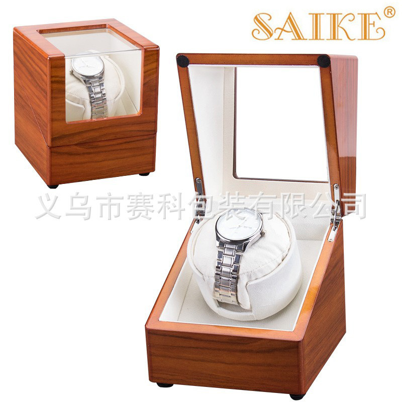 现货批发迷你高光烤漆电动摇表器机械手表自动上弦上链晃表转表器