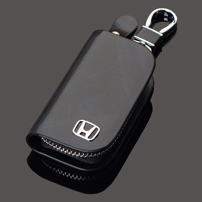 Car Key Case, High-Quality Material — Car key bag - honda-wood-grain-black