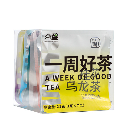 Zhongzhi Weekly Good Tea Grapefruit Flavored Jasmine Tea Independent Tea Bag Grape Jasmine Tea Cold Brew Osmanthus Longjing Tea