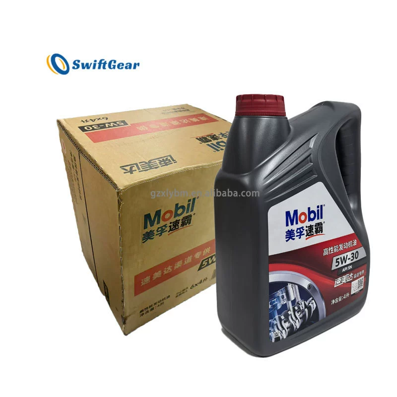 Моторное масло Mobil Speedmaster 5W-30 SL, 4 литра, оригинальное лицензированное автомобильное смазочное средство