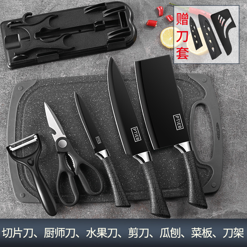 Cuchillo de mesa cuchillo de acero inoxidable portátil estudiante cuchillo de fruta dormitorio hogar cuchillo de peeling de melón y fruta conjunto de moldeo por inyección