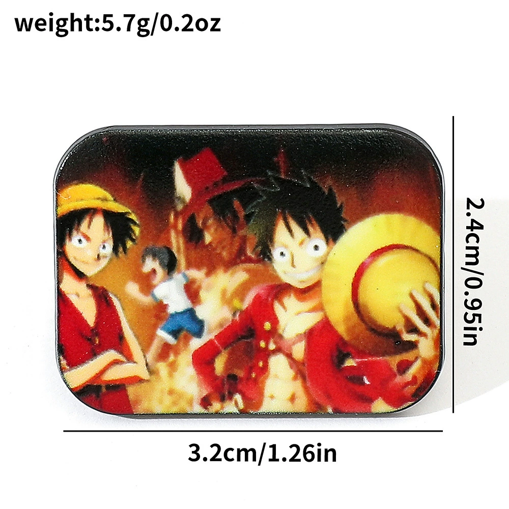 Японская мультяшная металлическая нашивка, брошь, аксессуар