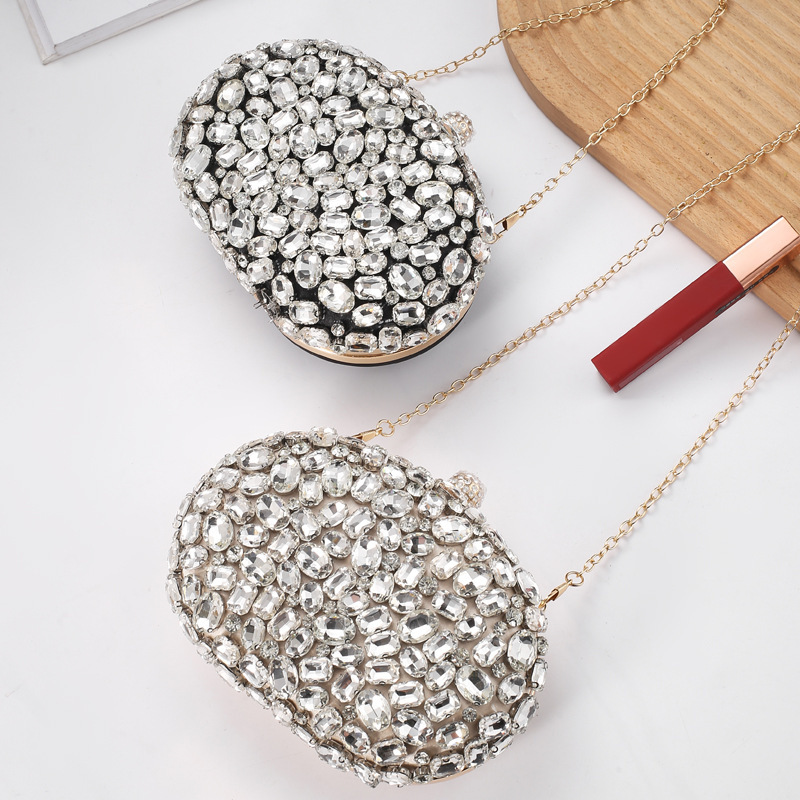 Fashion diamond-encrusted dinner bag full diamond clutch bag socialite personality dress cheongsam bag ladies handbag wholesale Fashion diamond-encrusted dinner bag full diamond clutch bag socialite personality dress cheongsam bag ladies handbag wholesale