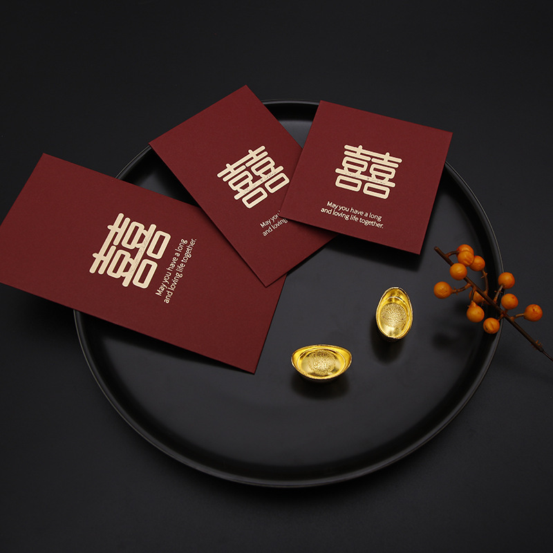 2024 al por mayor nuevos artículos de boda personalidad creativa con el vino rojo sobre rojo personalidad de boda Li es sello