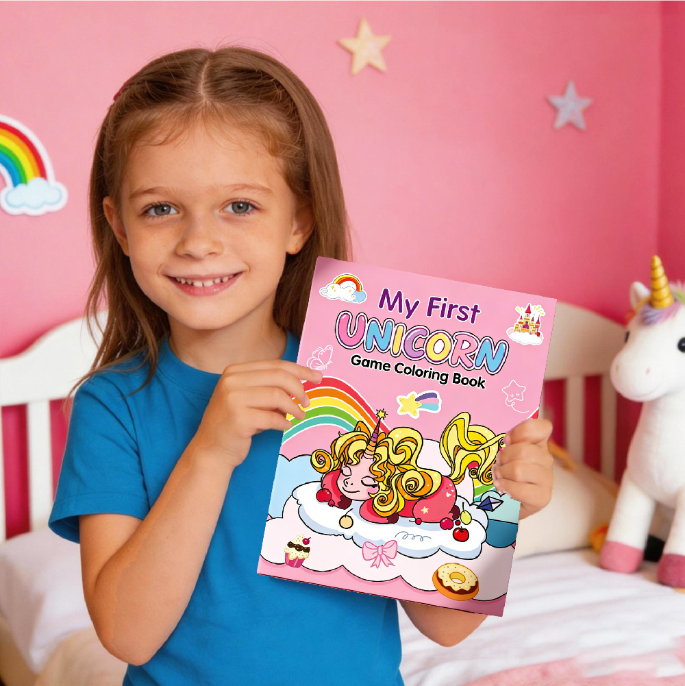 Libro de Colorear y Juegos para Niños Papel Educativo para Fiestas y Juegos Infantil image 4
