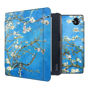 2024 for KOBO Libra Colour 7iNch Leather Case for KOBO N428 with Sleep