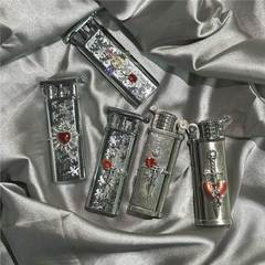 救赎原创创意复古十字架打火机充气砂轮新型明火网红爆款送男女友
