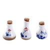 Ceramics, accessory, perfume, small ethnic bottle ancient style, hand painting, ethnic style