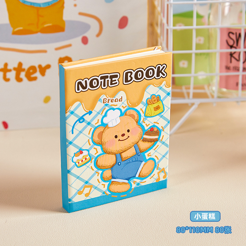 Querida cuaderno de bolsillo para estudiantes con mini cuaderno de mano a7 chicas lindas cuadernos de dibujos animados