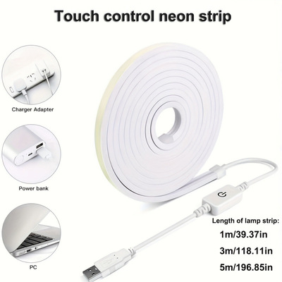 Y 274 16.4ft usb Powered Touch Control led Neon Strip|ms