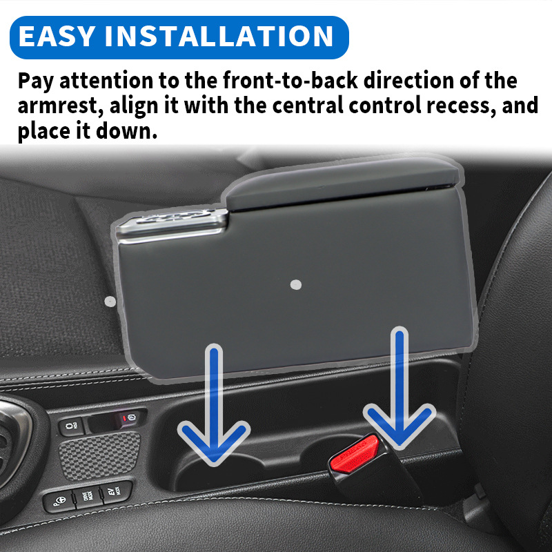 Suitable for Toyota Yaris Armrest Box, Toyota Yaris Cross Center Console Storage Box with Armrest Cup Holder