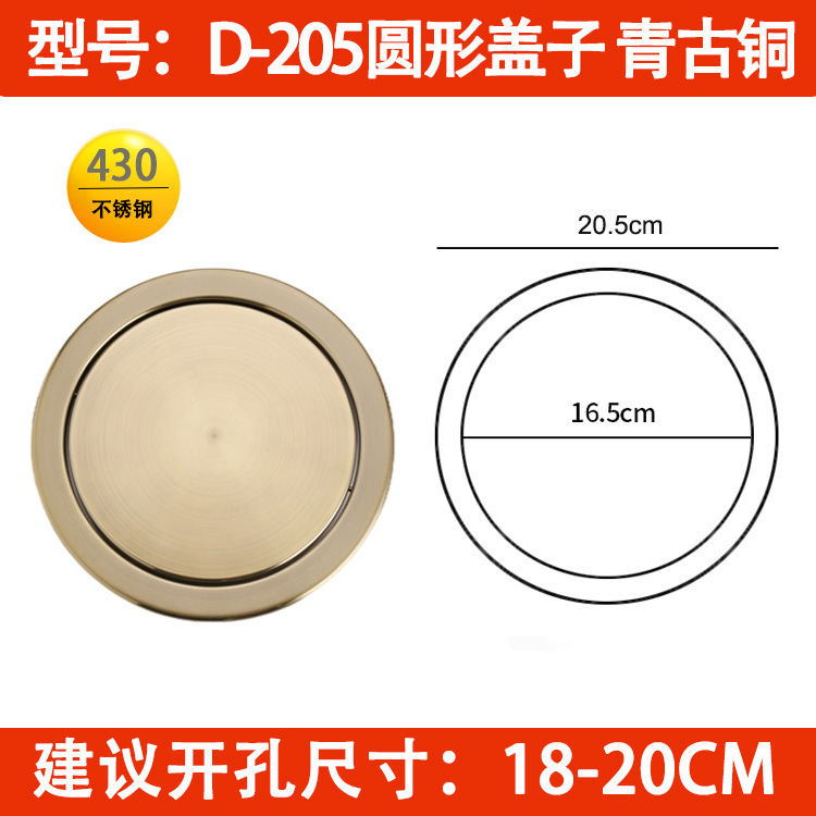 Encimera empotrada cubierta basculante basura puede Flip cubierta de acero inoxidable cubierta basculante cocina lavabo herramientas cubierta oculta