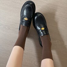 ţƤ��~��Ƥ�͹�ƽ��Ь����ЬŮ2026�¿�Ӣ���ٴ��ɫСƤЬ��Ь