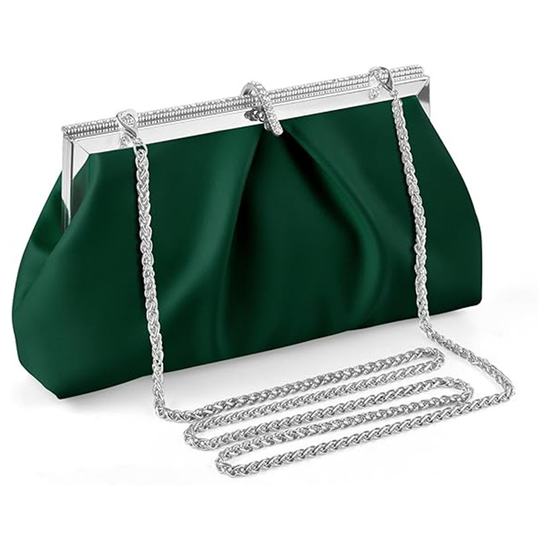 Cross-Border Chain Clutch Bag For Women, Evening Party Purse For Qipao And Gowns, Princess Style Handbag - Thumbnail 5