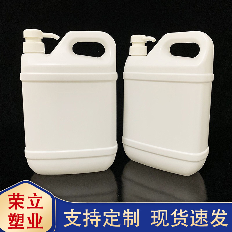 现货供应1.29升酒精壶酒精桶 洁精瓶1.29公斤洗洁精瓶 白色洗洁精