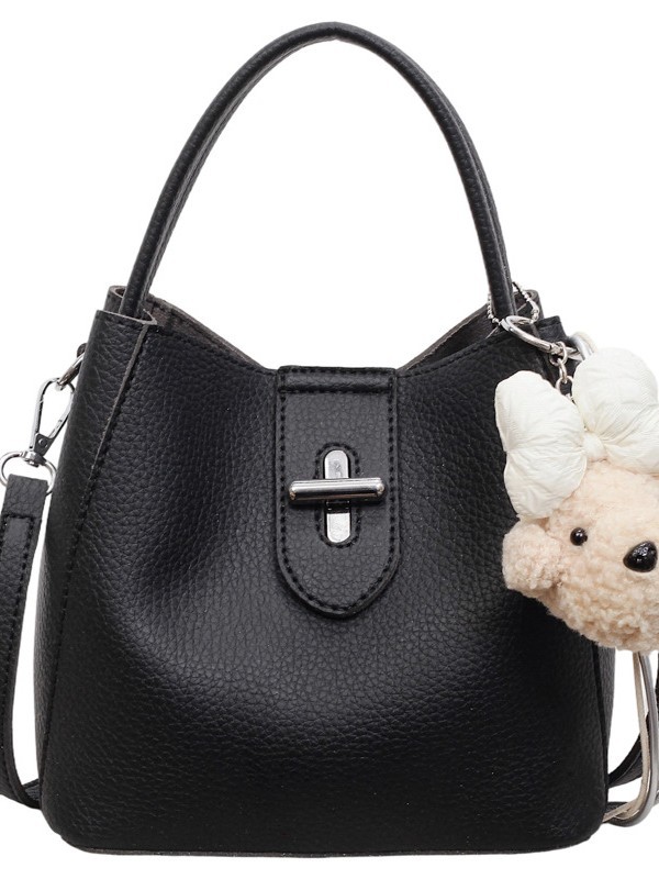 Bolsos de diseño de moda portátil cubo de agua, bolsos de bebé, nuevos patrones de litchi, bolsos de alta calidad prácticos.