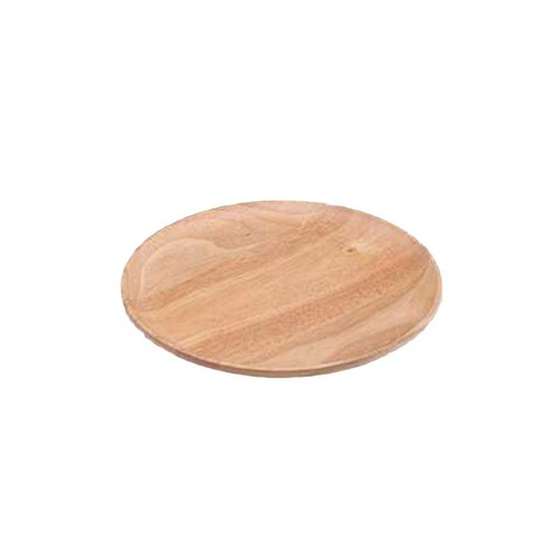 Rubber wood solid wood tray Japanese tableware salad bowl with engraved LOGO retro fruit plate bread plate snack plate