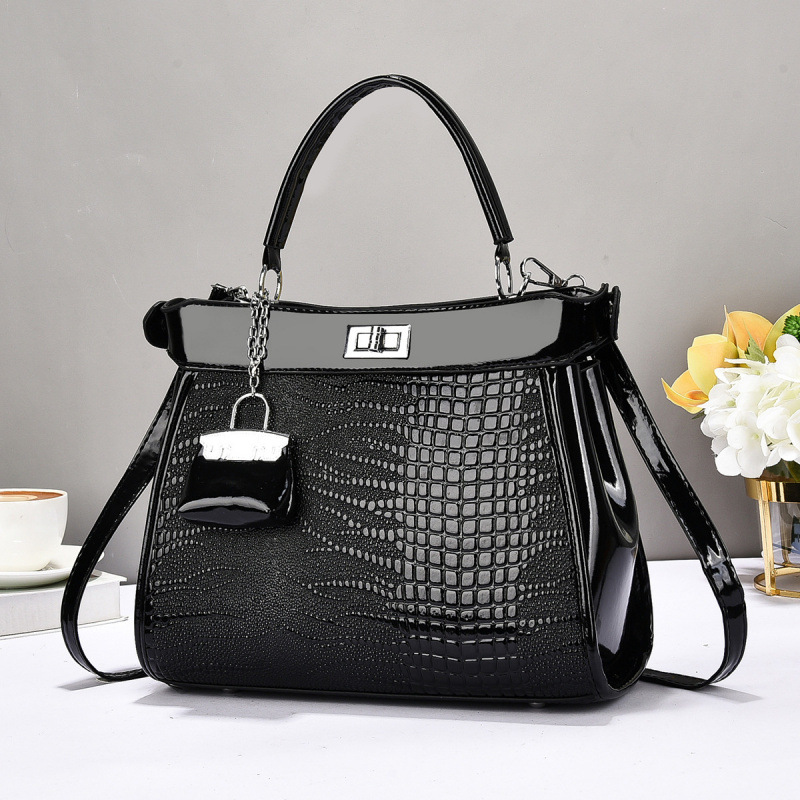 Bolso de mano con patrón de cocodrilo 2025, bolsos de mujer, nuevos bolsos de hombro casuales, bolsos de viaje de moda