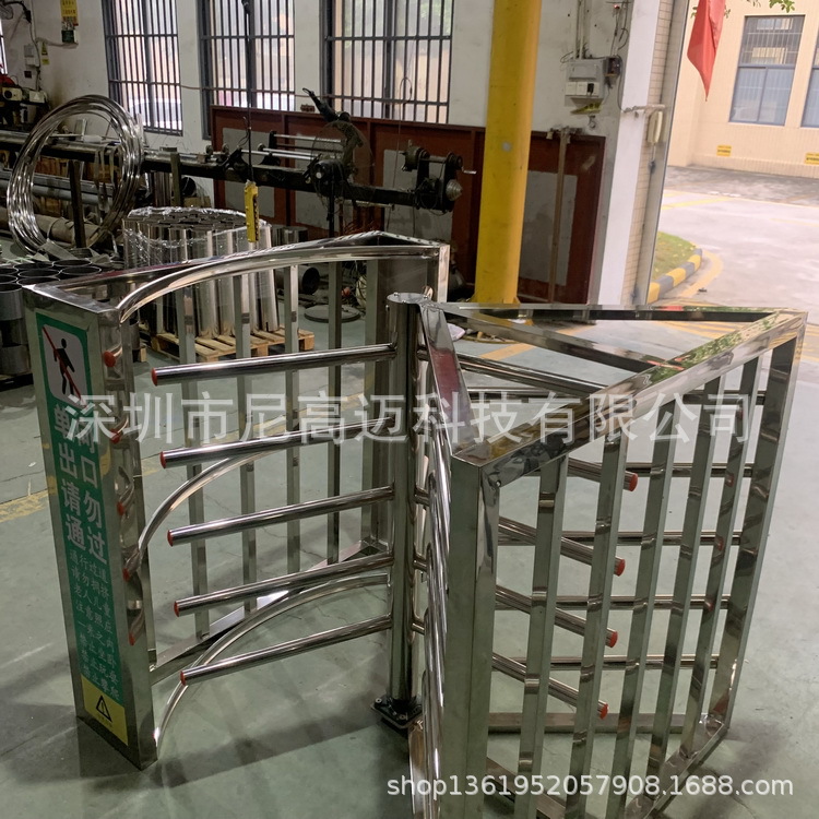 尼高迈 车站景区园区医院手动防尾随十字转闸门 半高转闸门禁系统