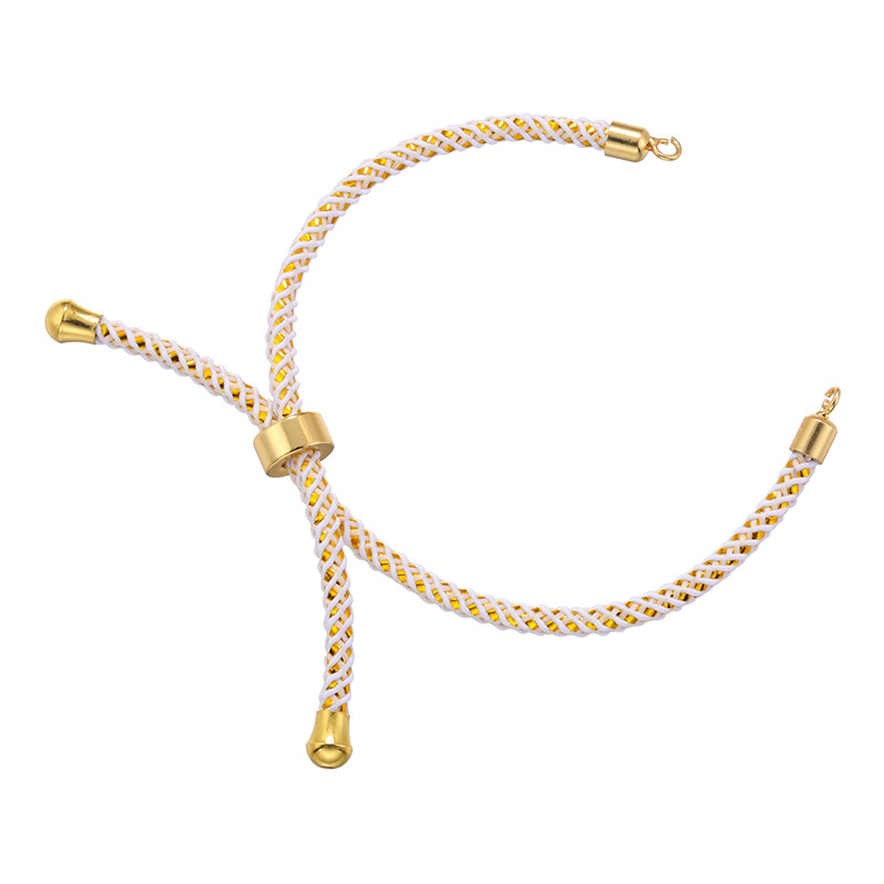 1 Piece Simple Style Geometric Rope Brass Knitting Rope Jewelry Accessories display picture 11