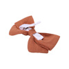 Cloth with bow, children's hairgrip, cute hair accessory, suitable for import, European style, wholesale
