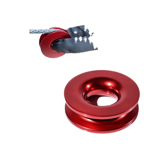 Off road knot rope knot buckle aluminum pulley Winch Rope recovery ring winch pulley Recovery ring