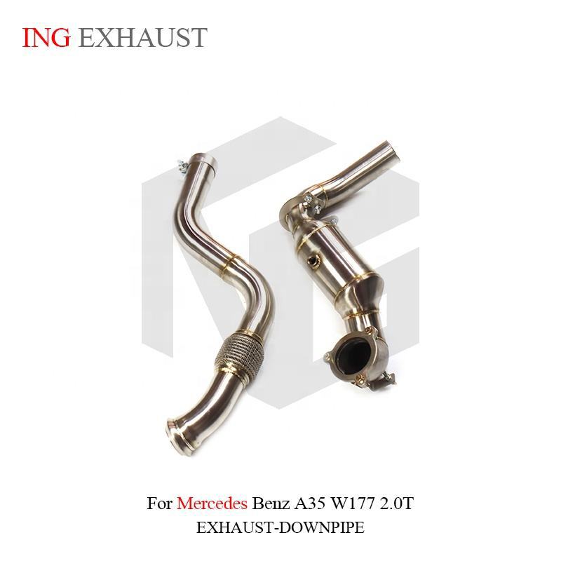 Suitable for Mercedes-Benz A35 W177 2.0T stainless steel exhaust system downpipe