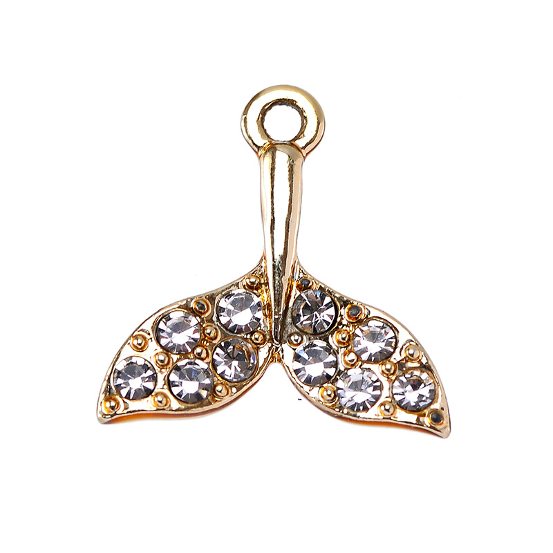 20 Unidades/Paquete Aleación Diamantes De Imitación Forma De Corazón Corona Mariposa Colgante display picture 5