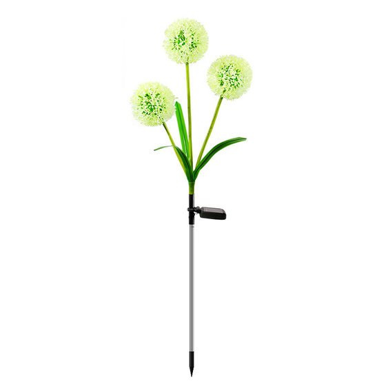 New solar dandelion flower lamp onion ball lamp outdoor courtyard garden lawn ground plug decorative atmosphere lamp
