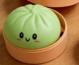 Dumpling Squishies Toy Simulación de bolos de pellizco de pellizco de juguetes de descompresión de bolos de pellizco de juguetes