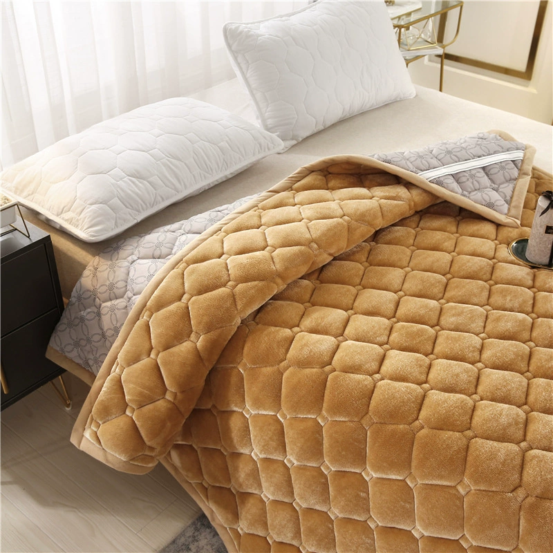 Оптовая Зимний Молочный Бархатный Матрас Faleirong Бытовой Двойной Нескользящий Матрас Подушка Утолщенный Моющийся Матрас Для Общежития