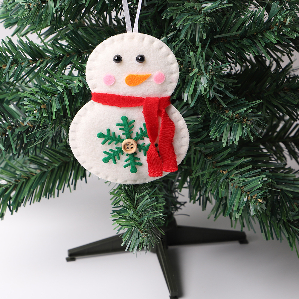 圣诞毛毡挂件图1 (3)