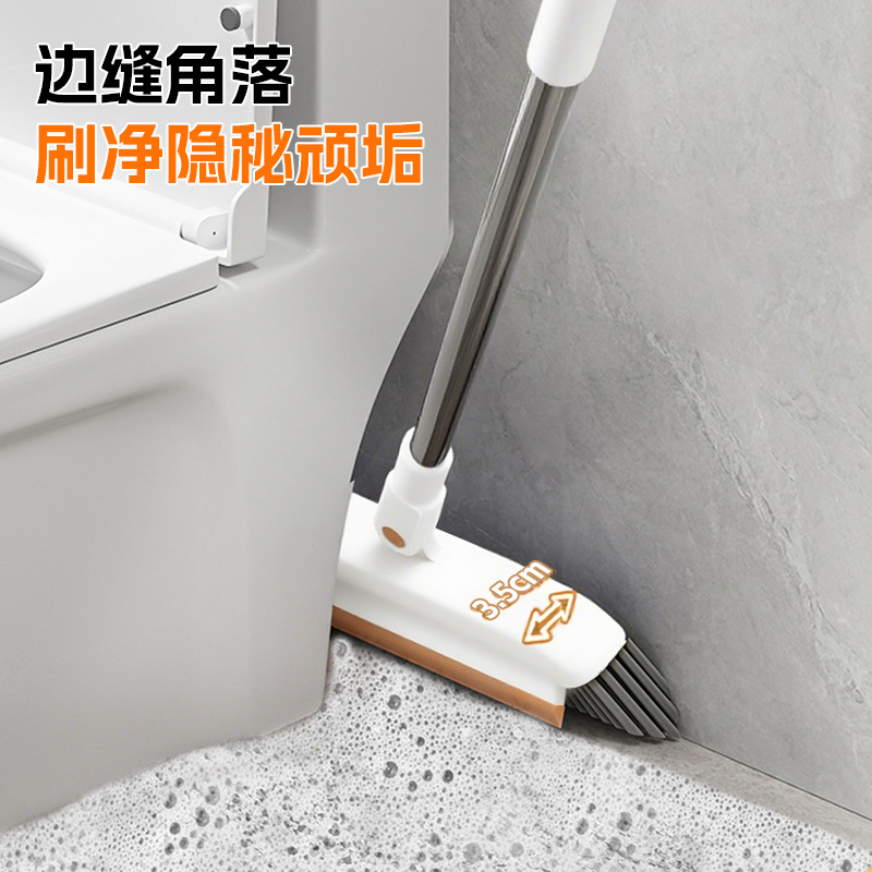 Kangmi brecha de limpieza cepillo de piso al por mayor de Cuatro en Uno Multi-función limpiaparabrisas mango largo hogar extraíble giratorio cepillo de piso