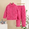 Small soft grid pure red (zipper girl)