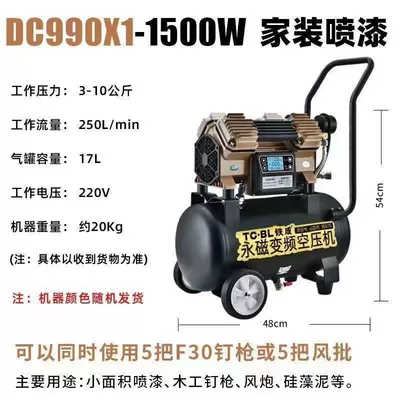 permanent magnet variable frequency air: Hava kompressorları - iron-brushless-air-compressor-dc990x1