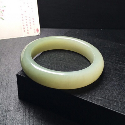 Xinjiang Nephrite  Qiemo Crater Wide atmosphere 59 I circle 58 Bracelet Bracelet child Jewellery Collection