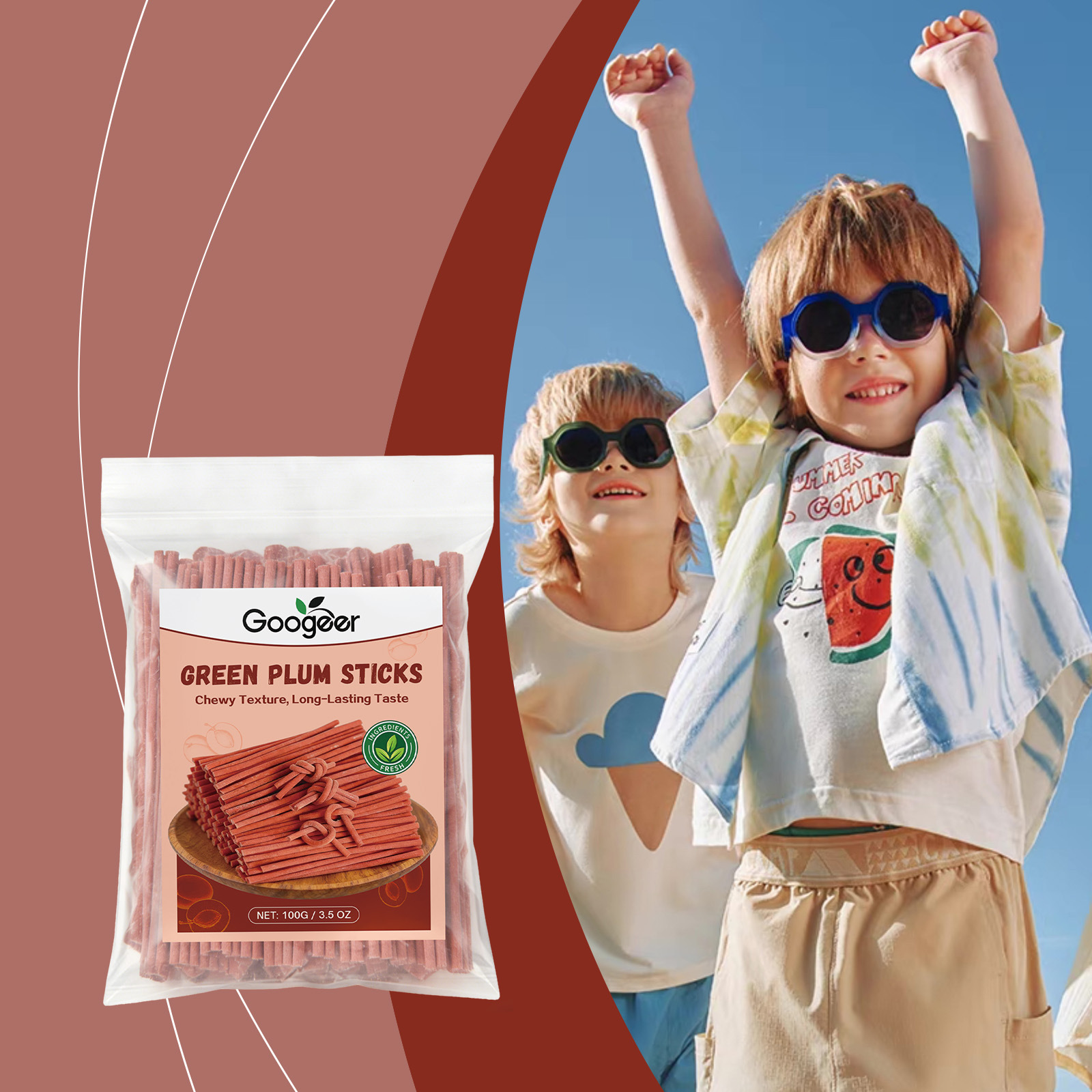 海外Googeer Sour Plum Stick (Essential for Teen Growth)