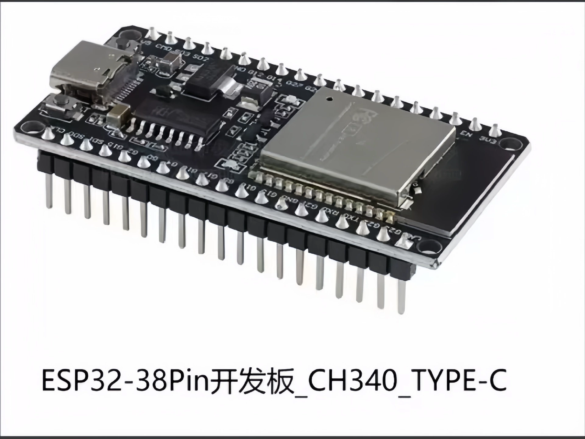 Плата разработки (ESP32) ESP‑WROOM‑32, Wi‑Fi + Bluetooth, двухъядерная, CP2102/CH340, 4 МБ флэш