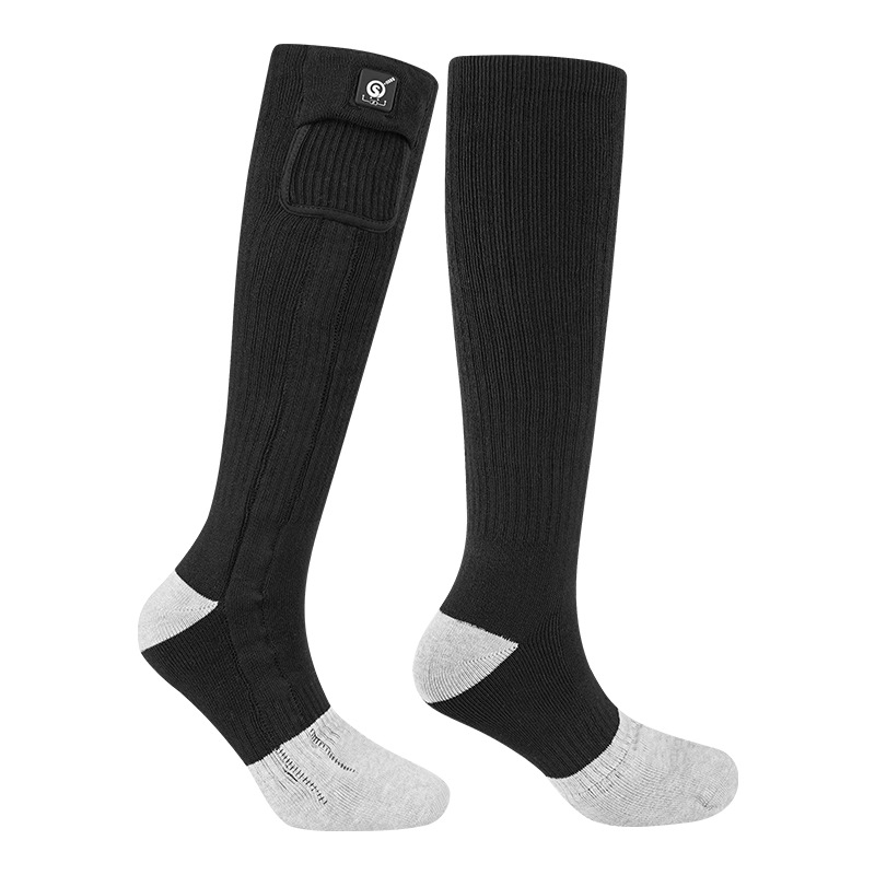 クロスボーダー知能充電発熱靴下三速温度コントロール綿靴下アウトドアスポーツスキー靴下bluetooth電気加熱靴下