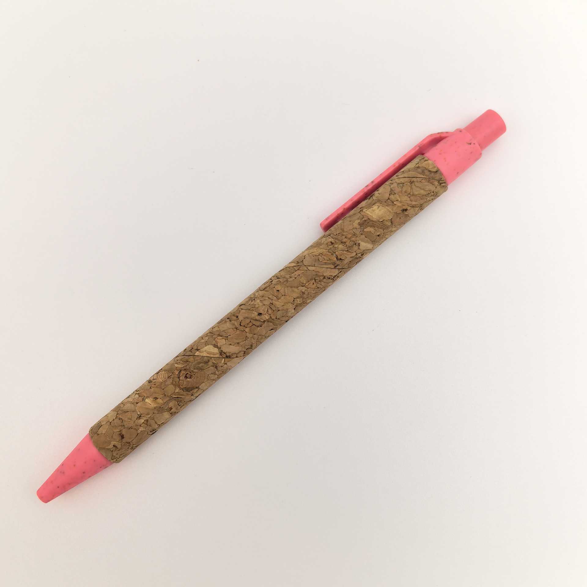 Suministro de bolígrafo de corcho de color ecológico material de paja bolígrafo publicitario regalos comerciales bolígrafo de tubo de papel degradable al por mayor