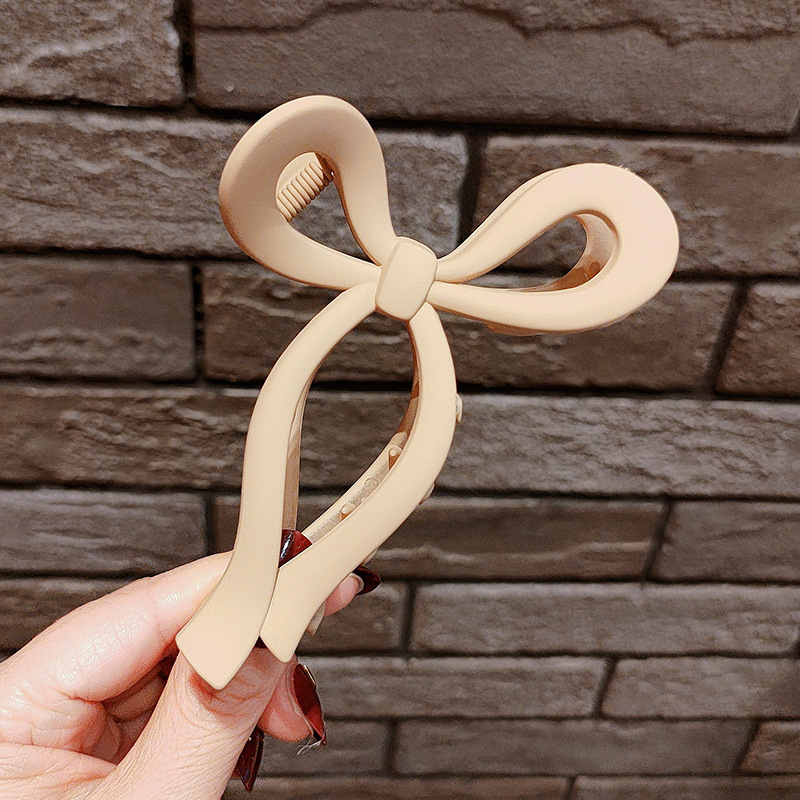 Internet celebridad clip de pelo francés de las mujeres de gran parte posterior de la cabeza horquilla clip de tiburón de alto grado agarre del pelo clip de pelo tocado