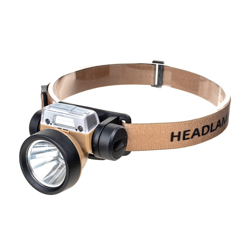 Nueva luz fuerte recargable brillante lámpara de iluminación montada en la cabeza al aire libre linterna de litio inducción noche pesca especial lámpara de minero