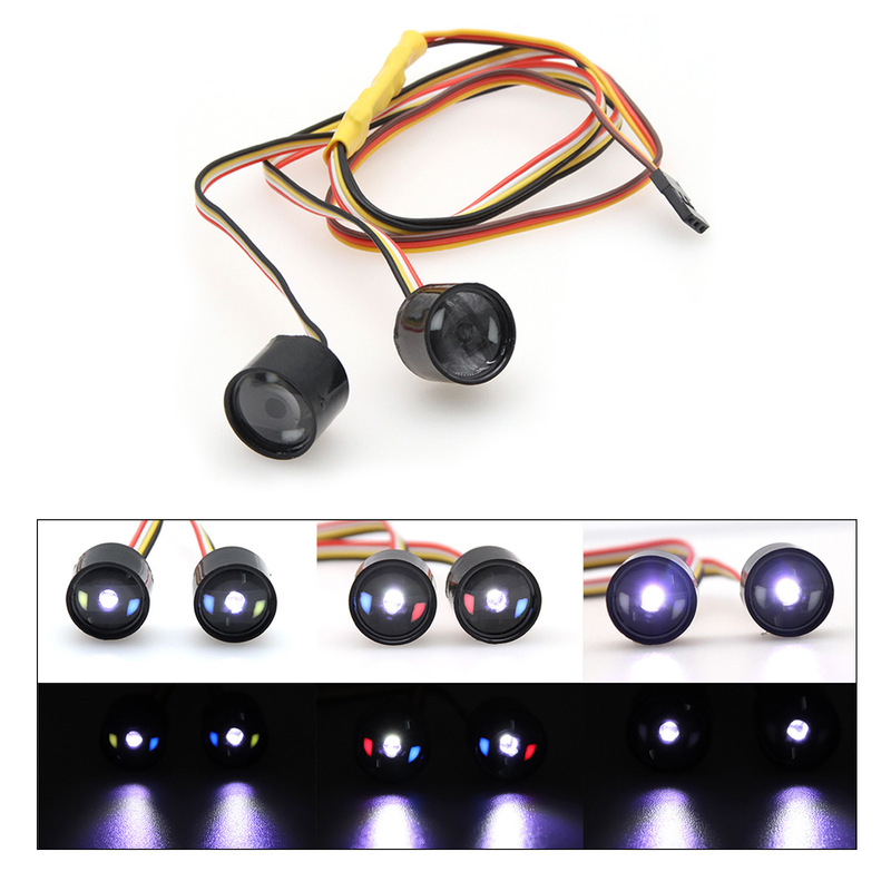 12 modes of RC LED light kit for 1/10 RC rock crawler Axial SCX10 car 12 modes of RC LED light kit for 1/10 RC rock crawler Axial SCX10 car