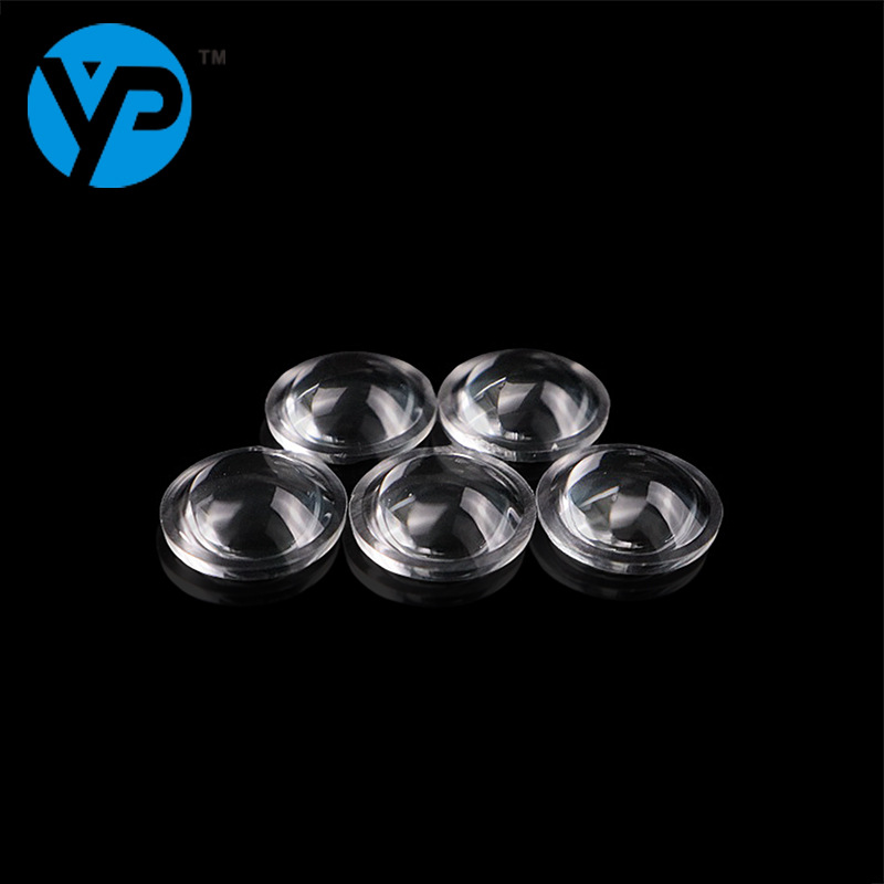 惠州市盈鹏光电厂家热销塑胶 亚克力20平调焦凸LED光学人气透镜组