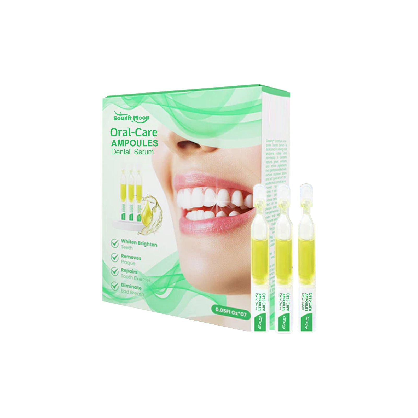 South Moon Whitening Essence Deeply cleans tartar, tea-stained tartar, freshens breath, and whitens teeth_voghion.com