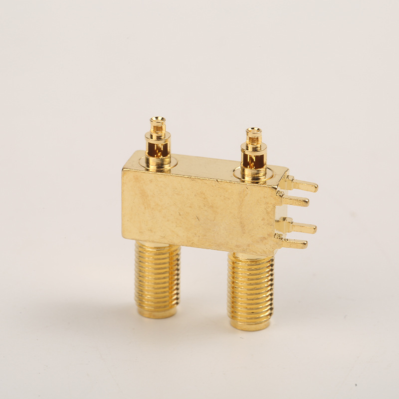 Conector coaxial de RF SMA-KWE0.9 conector de doble tornillo conector