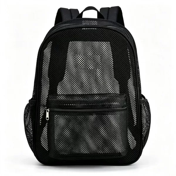 Amazon's New In-Stock Heavy-Duty Mesh Backpack for Commuting, Travel, Beach, Weight-Reducing Beach Bag, Outdoor Sports