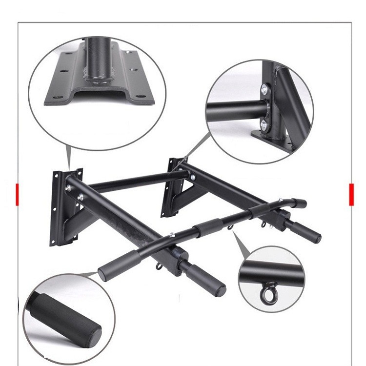 Interior funcional barra horizontal pull-up dispositivo pared del hogar pared fija perforación barras paralelas individuales equipo de la aptitud