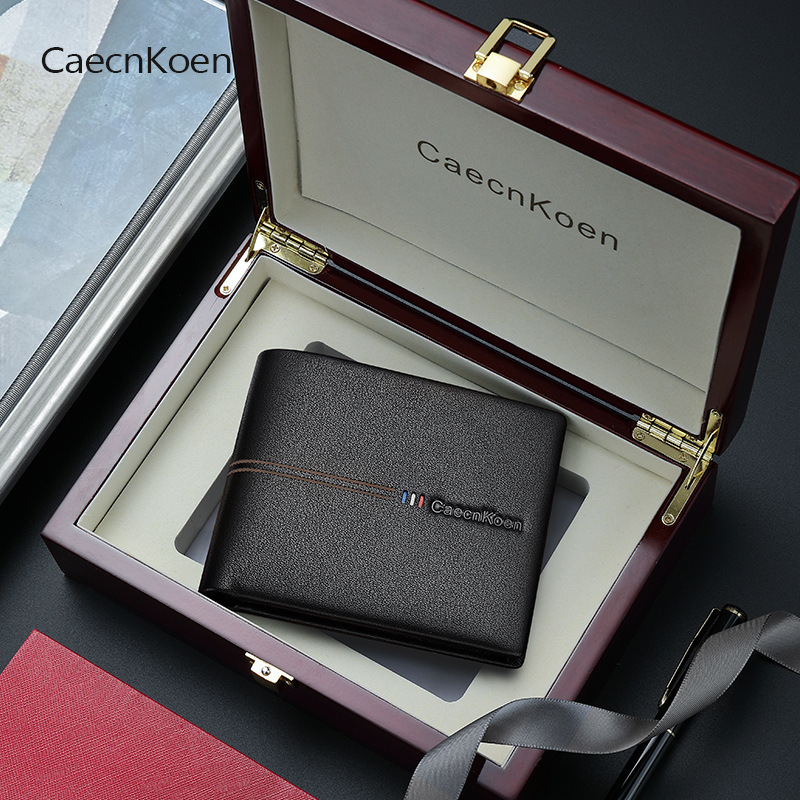 Wallet men's famous brand leather short genuine wallet 2020 new soft leather horizontal wallet